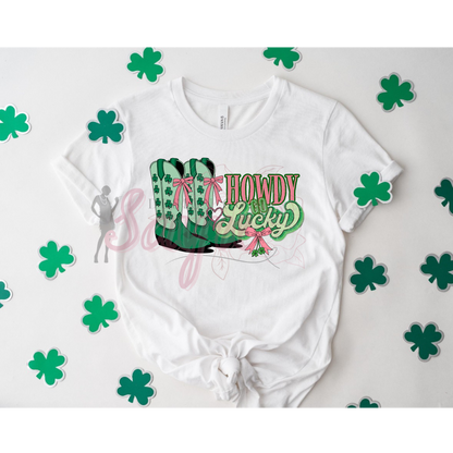 Howdy Go Lucky Adult T-Shirt/Crewneck