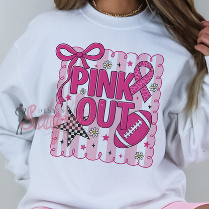 Coquette Pink Out Breast Cancer Awareness Shirt/Sweatshirt