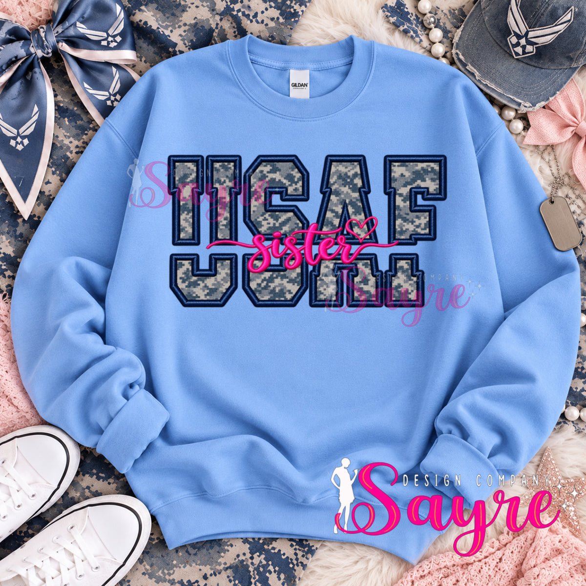 Customizable USAF Title Shirt/Long Sleeve/Crewneck