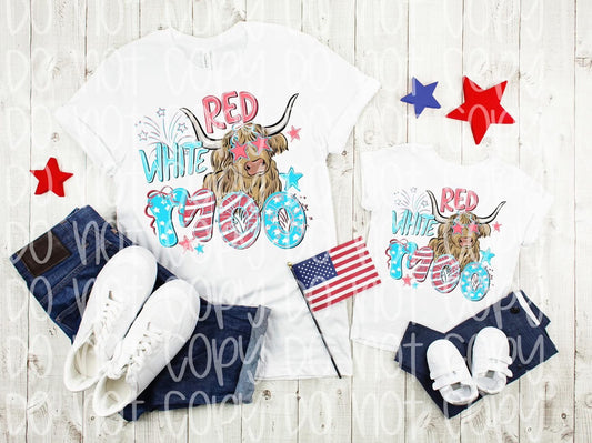 Red White & Moo Shirt/Tank