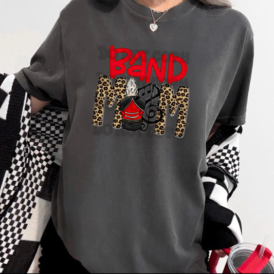 Color Customizable Band Leopard Mom Shirt/Sweatshirt/Hoodie