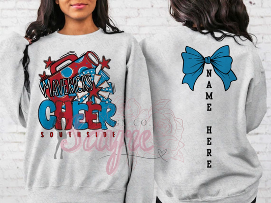 Customizable Team/Name Cheer Crewneck