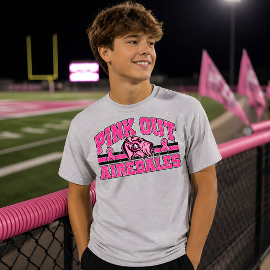 Customizable Team Varsity Pink Out Tee