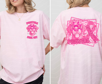 Mascot GLITTER DTF Pink Out Retro Shirt/Long Sleeve/Crewneck
