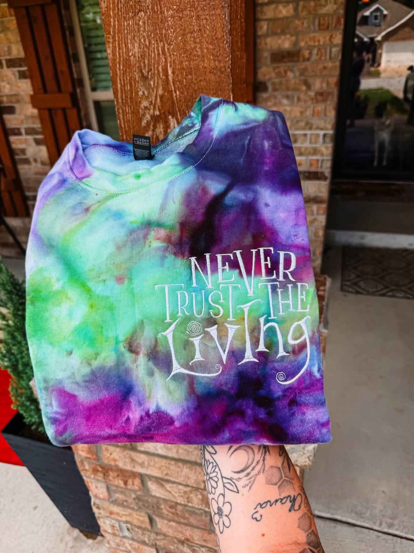 Never Trust the Living Tee/Crewneck