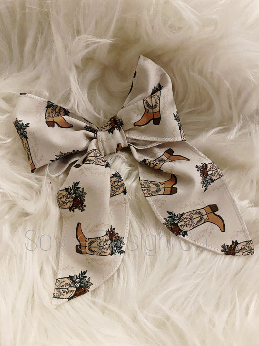 Those Boots bow Sayre Design Co.
