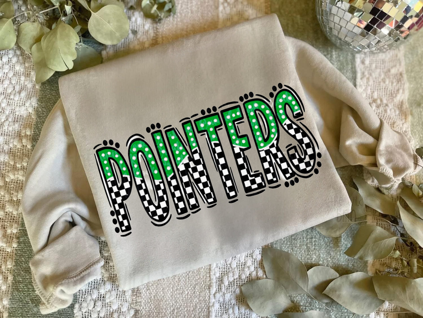 Pointers Checker Dotted Shirt/Long Sleeve/Crewneck/Hoodie