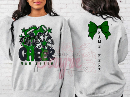 Customizable Team/Name Cheer Crewneck