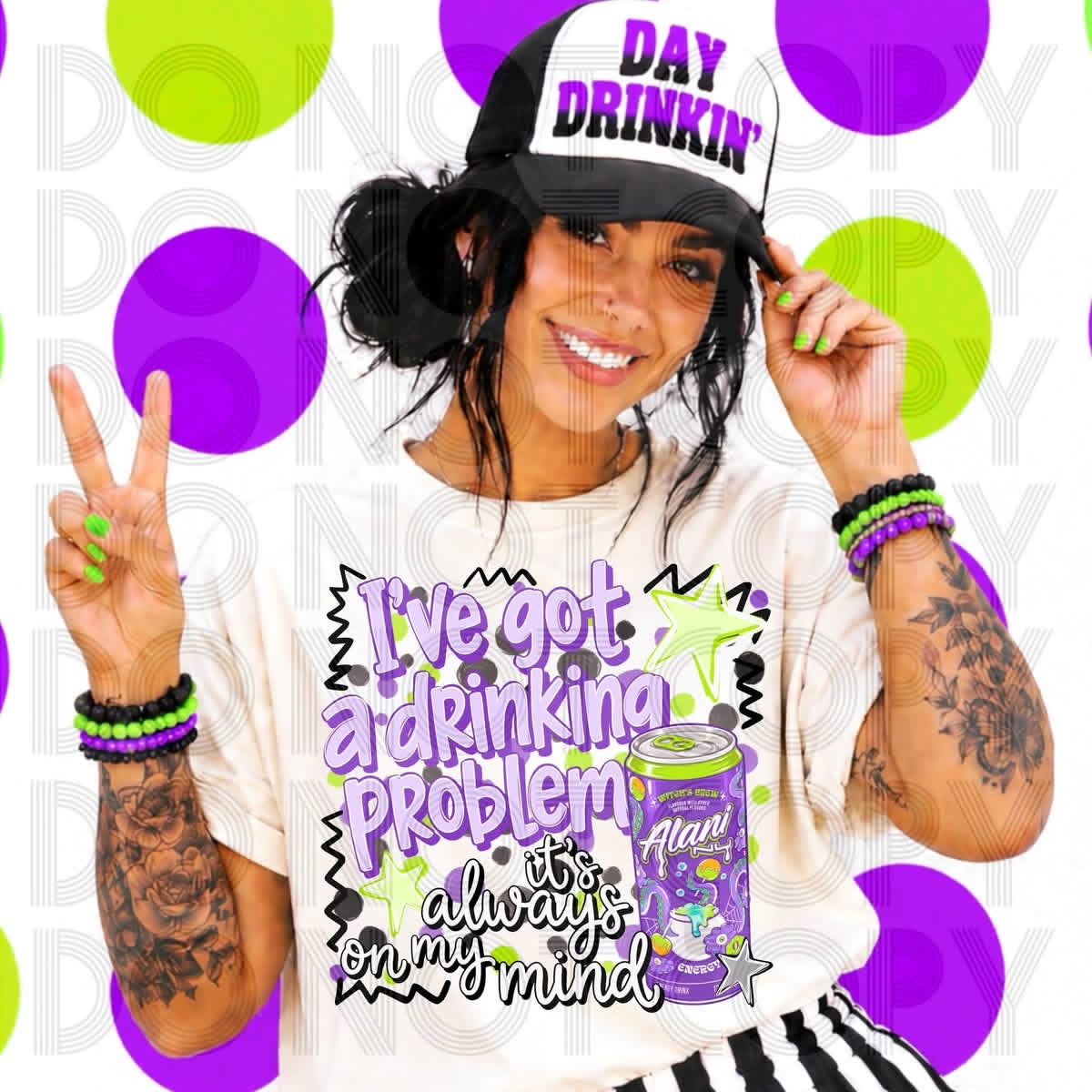 Always on My Mind Drink Tee/Crewneck (tons of options!)