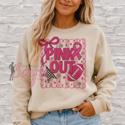 Coquette Pink Out Breast Cancer Awareness Shirt/Sweatshirt