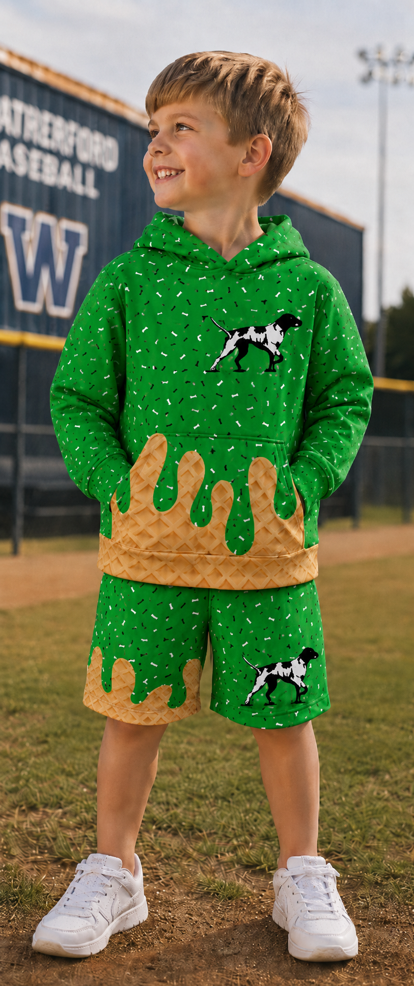 Custom Drip Long Sleeve Hoodie