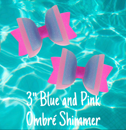 3” Neon Multicolored Stacked Shimmer Swim Piggies Sayre Design Co.
