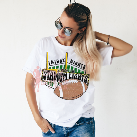 Friday Night Stadium Lights Vegas Vibe Shirt-Adult Sayre Design Co.