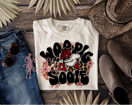 Vintage and Leopard Woo Pig Shirt Sayre Design Co.