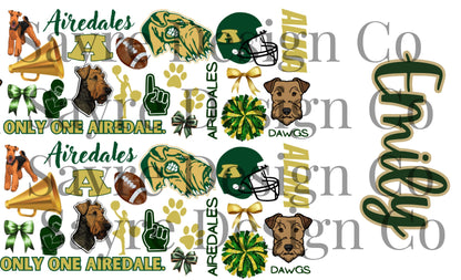 Alma Airedales Name Bow Sayre Design Co.