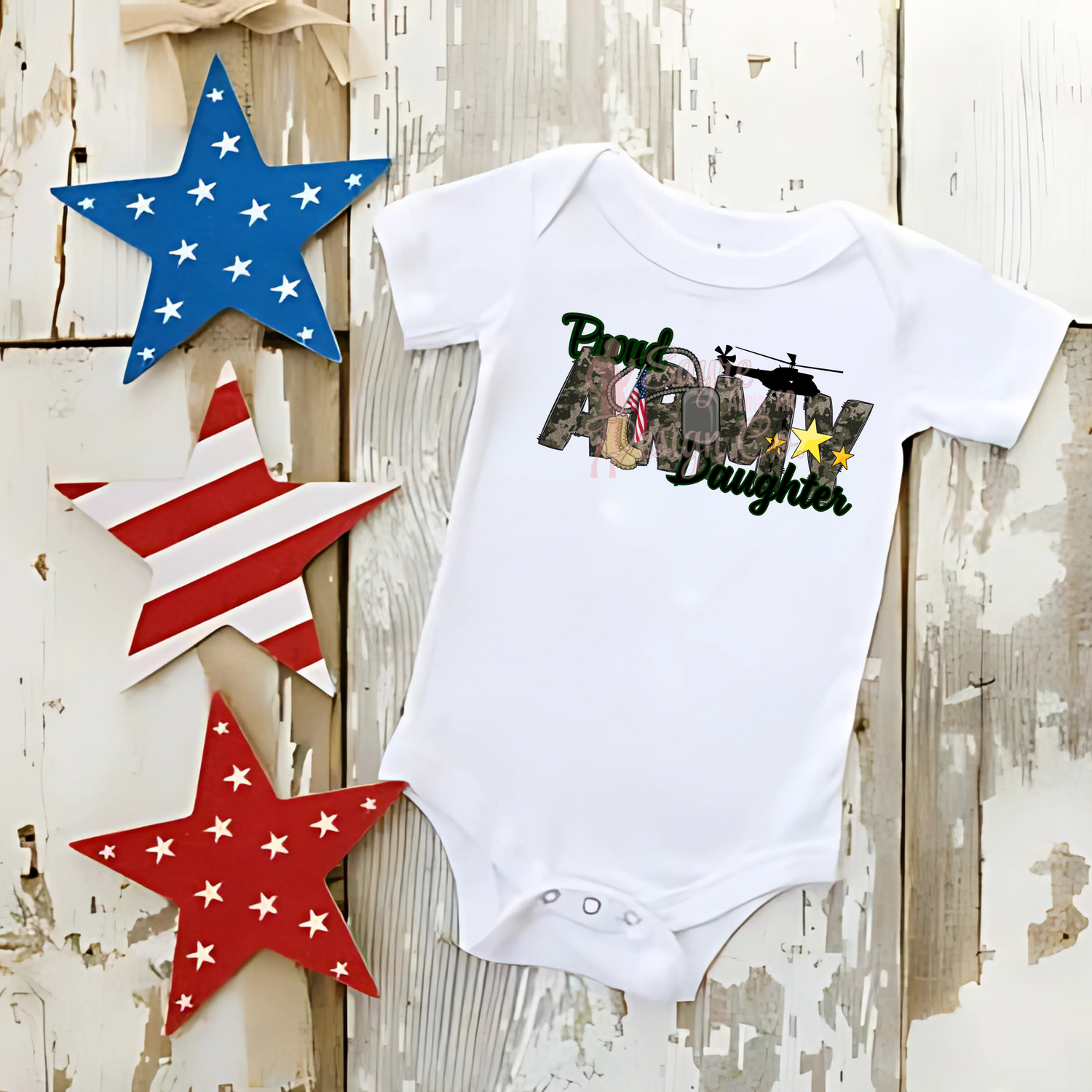 Customizable Proud *Military Branch*.. Baby-3t Sayre Design Co.