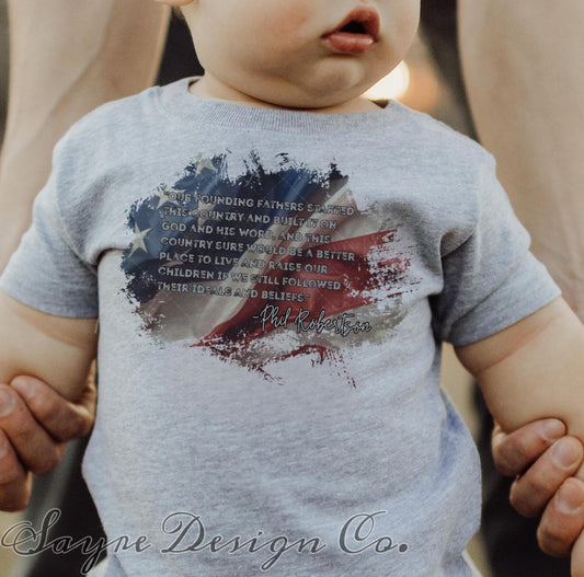 Founding Fathers Robertson Tee- 2t-Youth