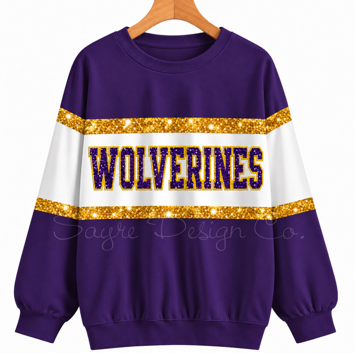 Customizable Sequin Team Sweatshirt- Round 1 closes 9/27!
