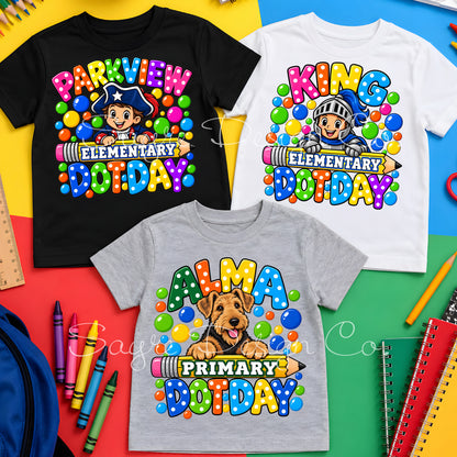 Customizable Dot Day Tee! Closes 8 PM CST 9/9!
