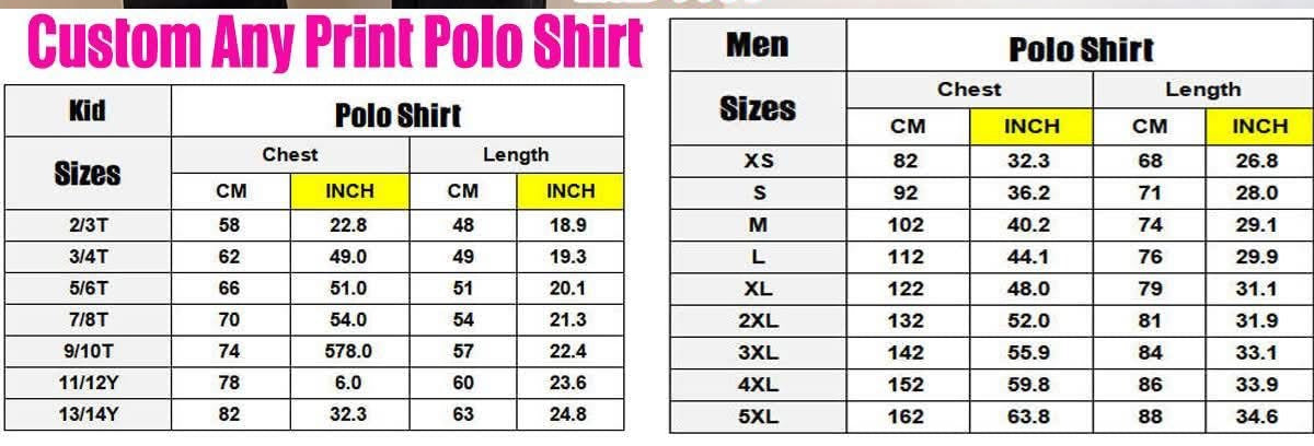 ADULT Customizable Golf Shirt