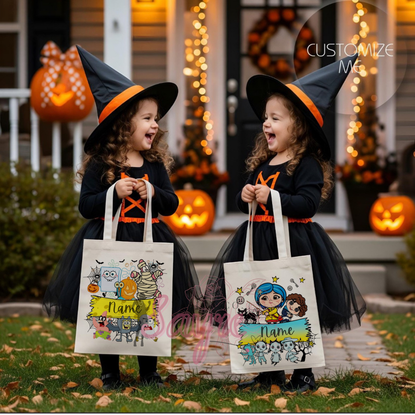Custom Halloween Treat Bags