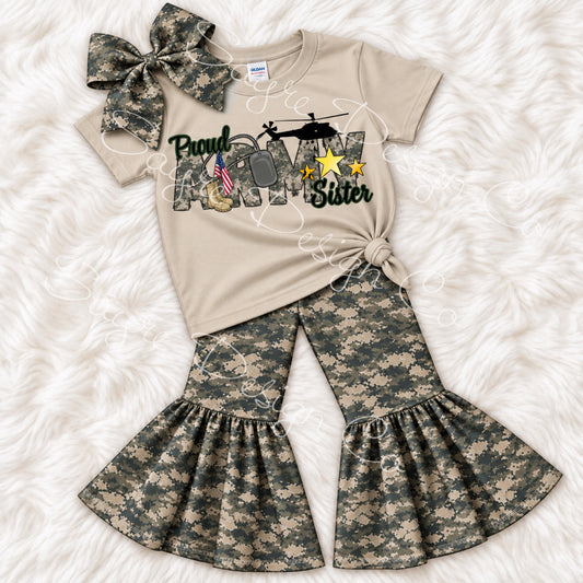 ARMY Girls Customizable Bell Set- Closes 10/4!