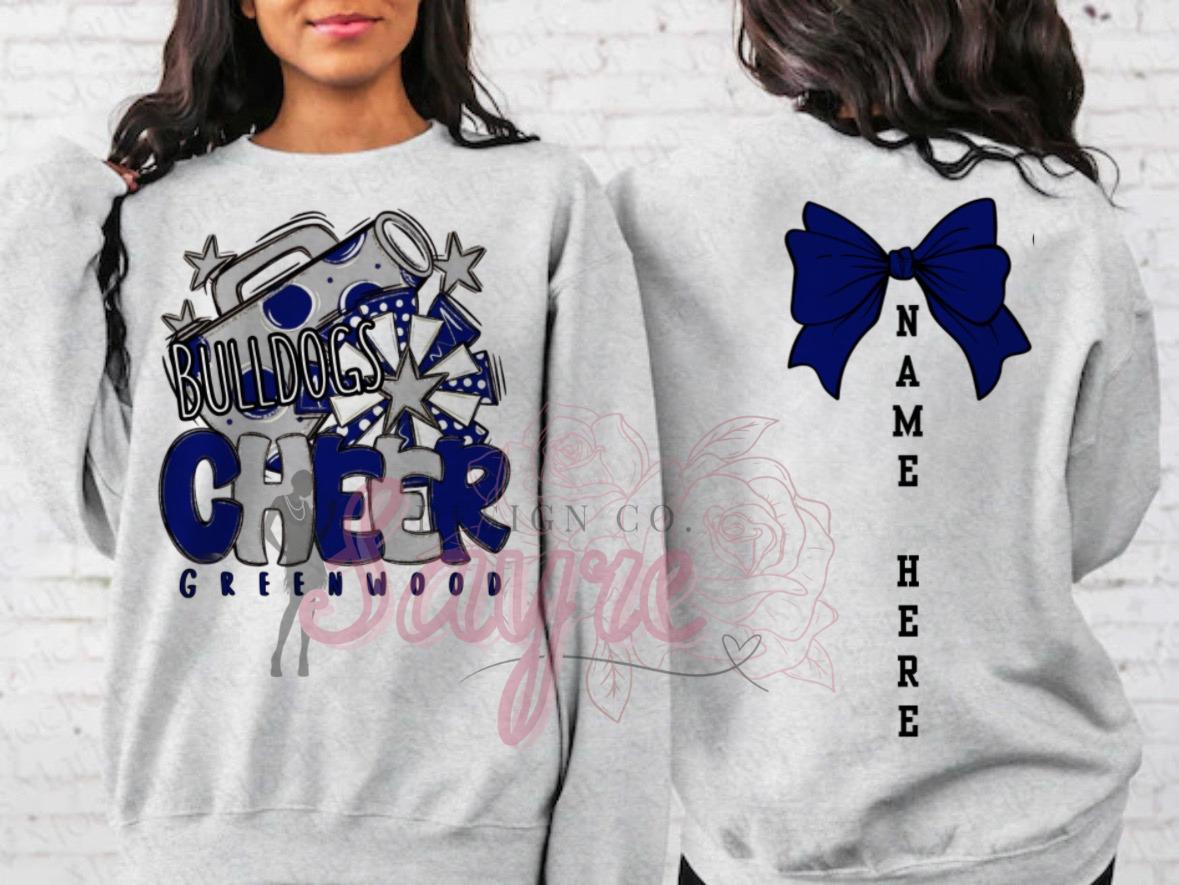 Customizable Team/Name Cheer Crewneck