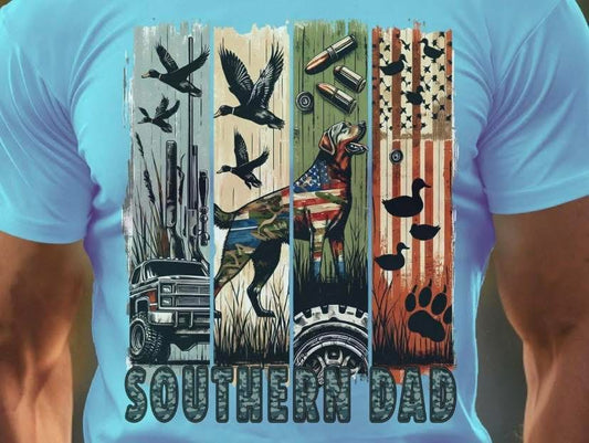 Southern Dad Strokes Tee