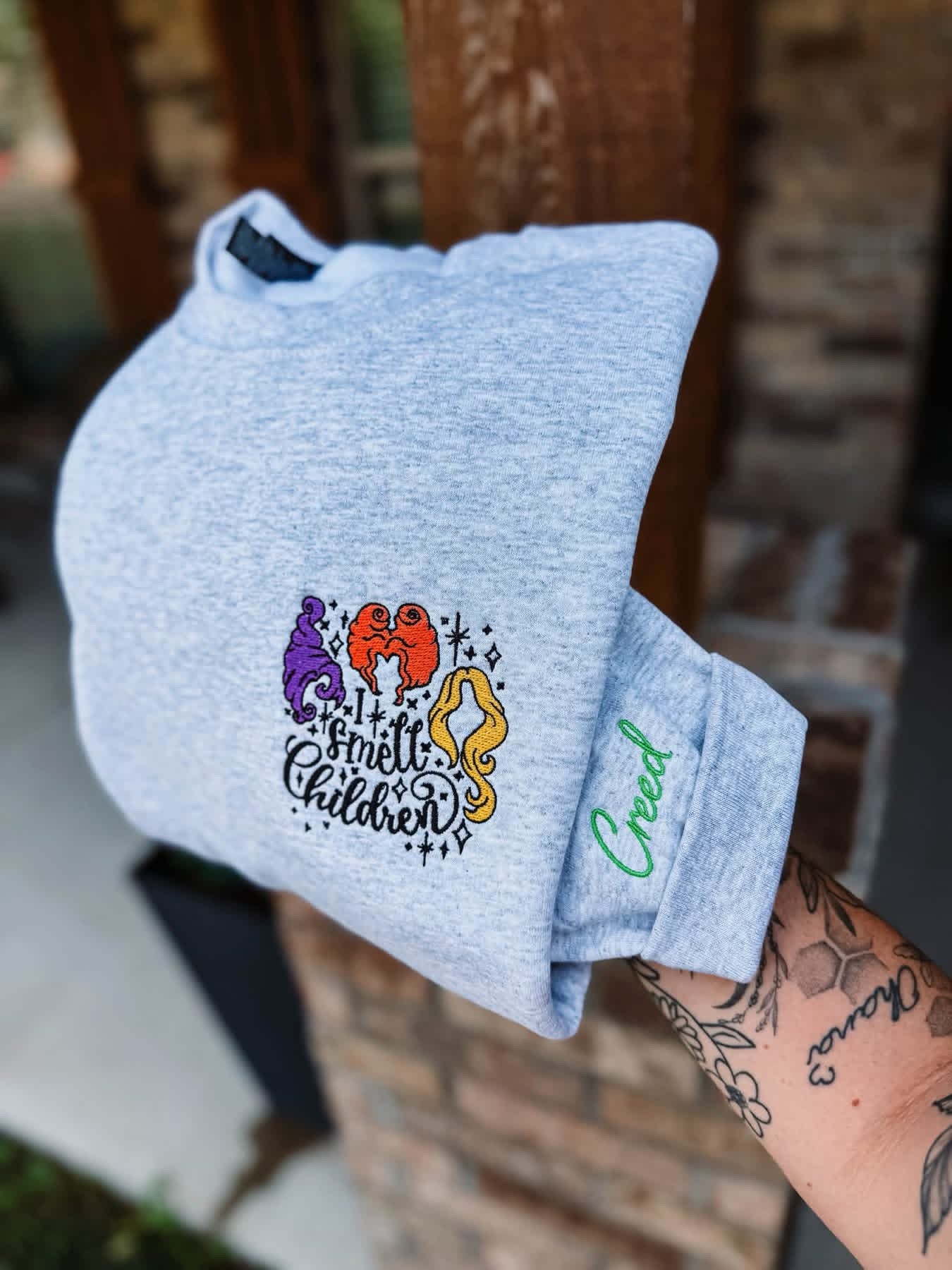 Name Customizable I Smell Children Crewneck