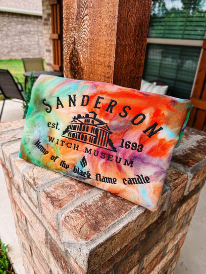 Tie-Dye Sanderson Black Flame Tee/Crew/Hoodie
