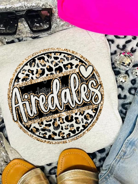 Alma Airedales Leopard Shirt/Long Sleeve/Crewneck/Hoodie