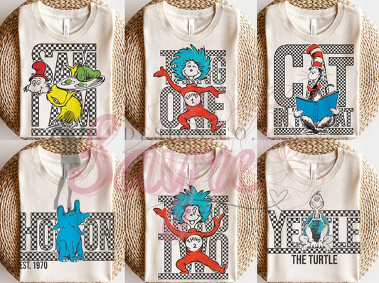 Seuss Off the Wall- Adult *Multiple Designs!*