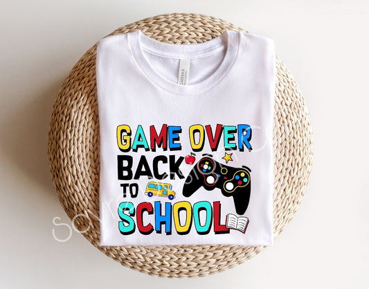 Game Over Back to School Tee Toddler/Youth