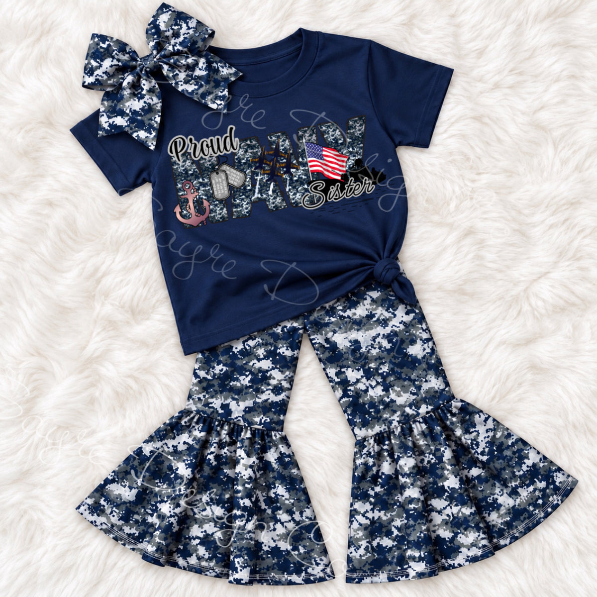 NAVY Girls Customizable Bell Set- Closes 10/4!