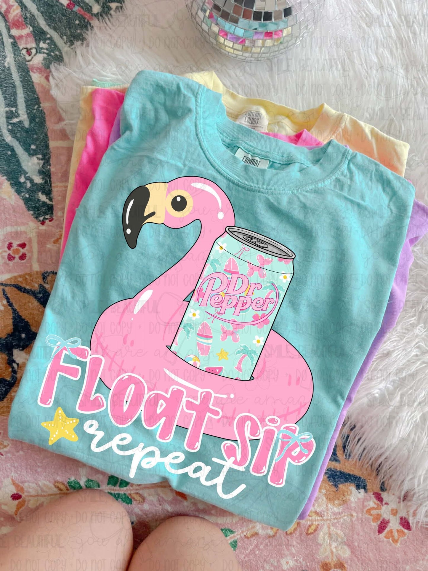 Girly Dr. P Float Sip Repeat Tee/Tank
