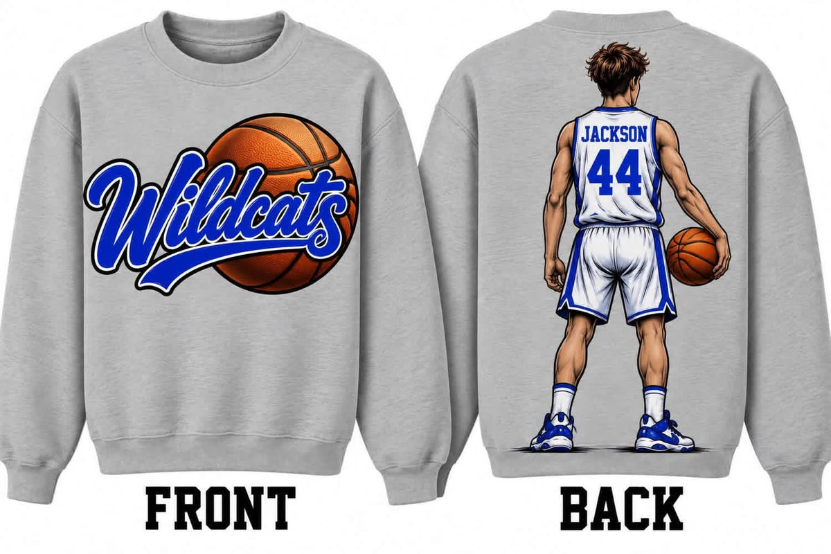 Customizable Sports Sweatshirt- Closes 10/8