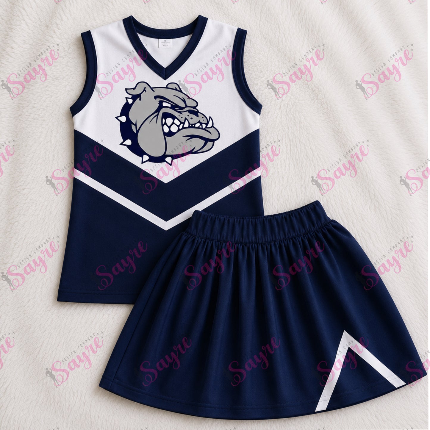 Customizable V Cheer Uniforms