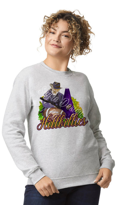 Ozark Hillbillies Painted Football/Cheer Shirt/Sweatshirt- Adult