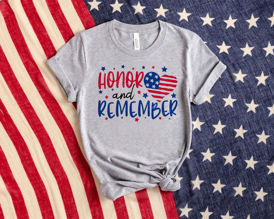 Simple Honor & Remember Tee-Adult