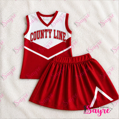 Customizable V Cheer Uniforms