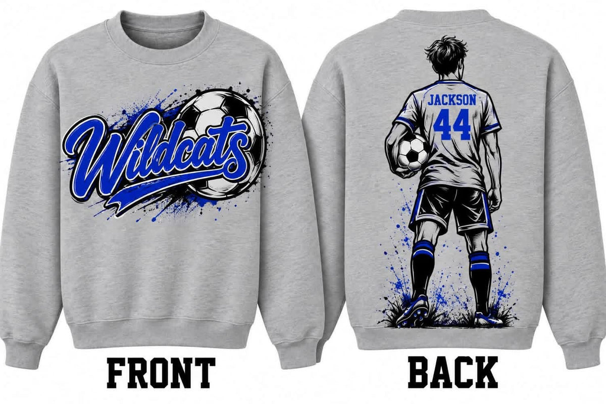 Customizable Sports Sweatshirt- Closes 10/8