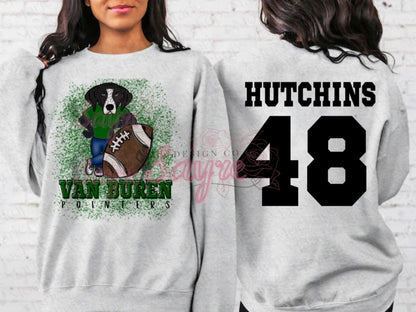 Customizable Team/Name Football Crewneck