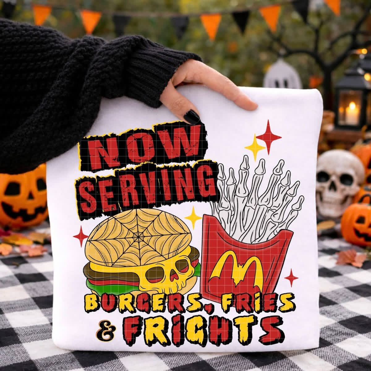 Fries & Frights Shirt/Long Sleeve/Crewneck