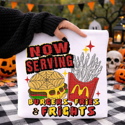 Fries & Frights Shirt/Long Sleeve/Crewneck
