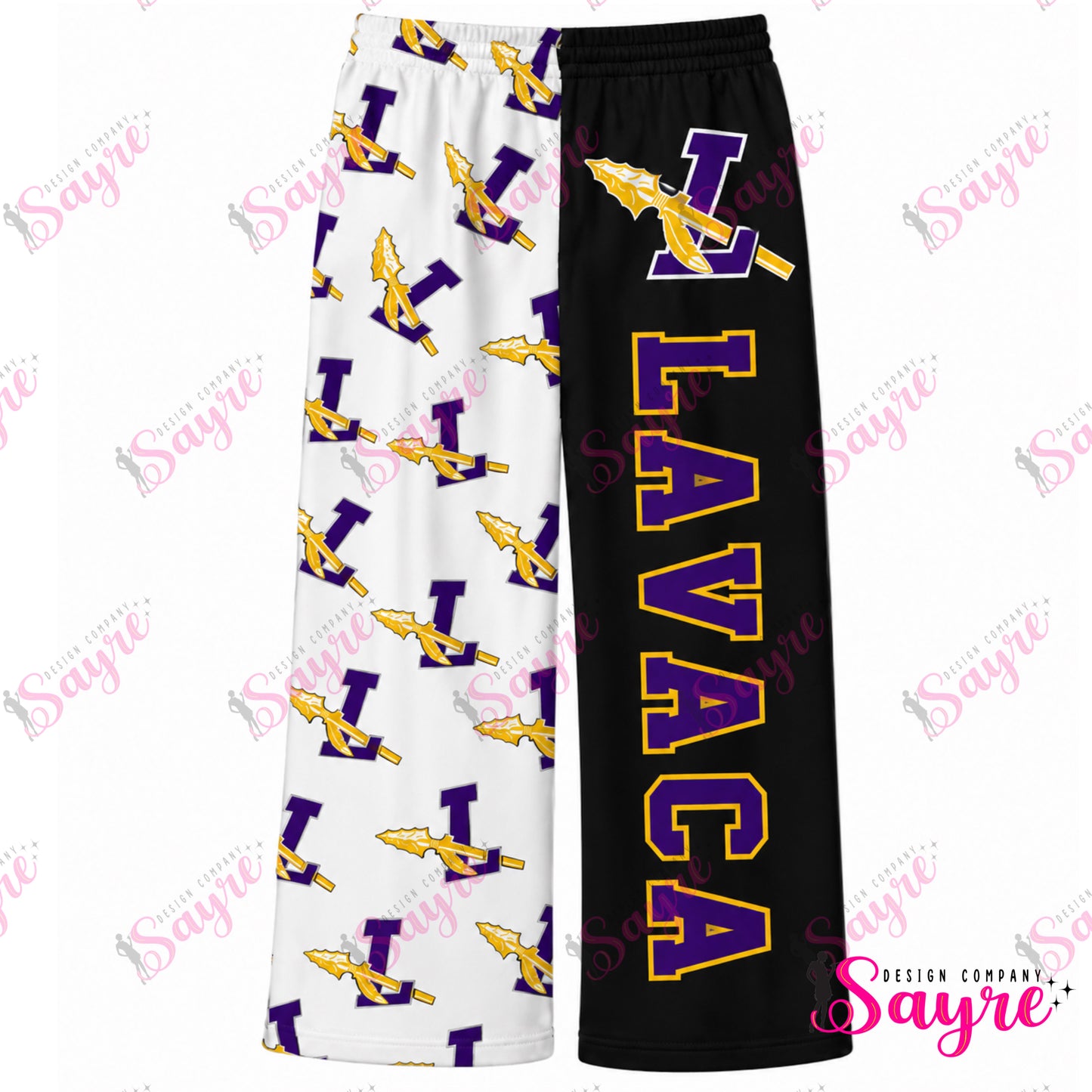 YOUTH Custom Any Print Knitted Ribbed Wide Leg Pants