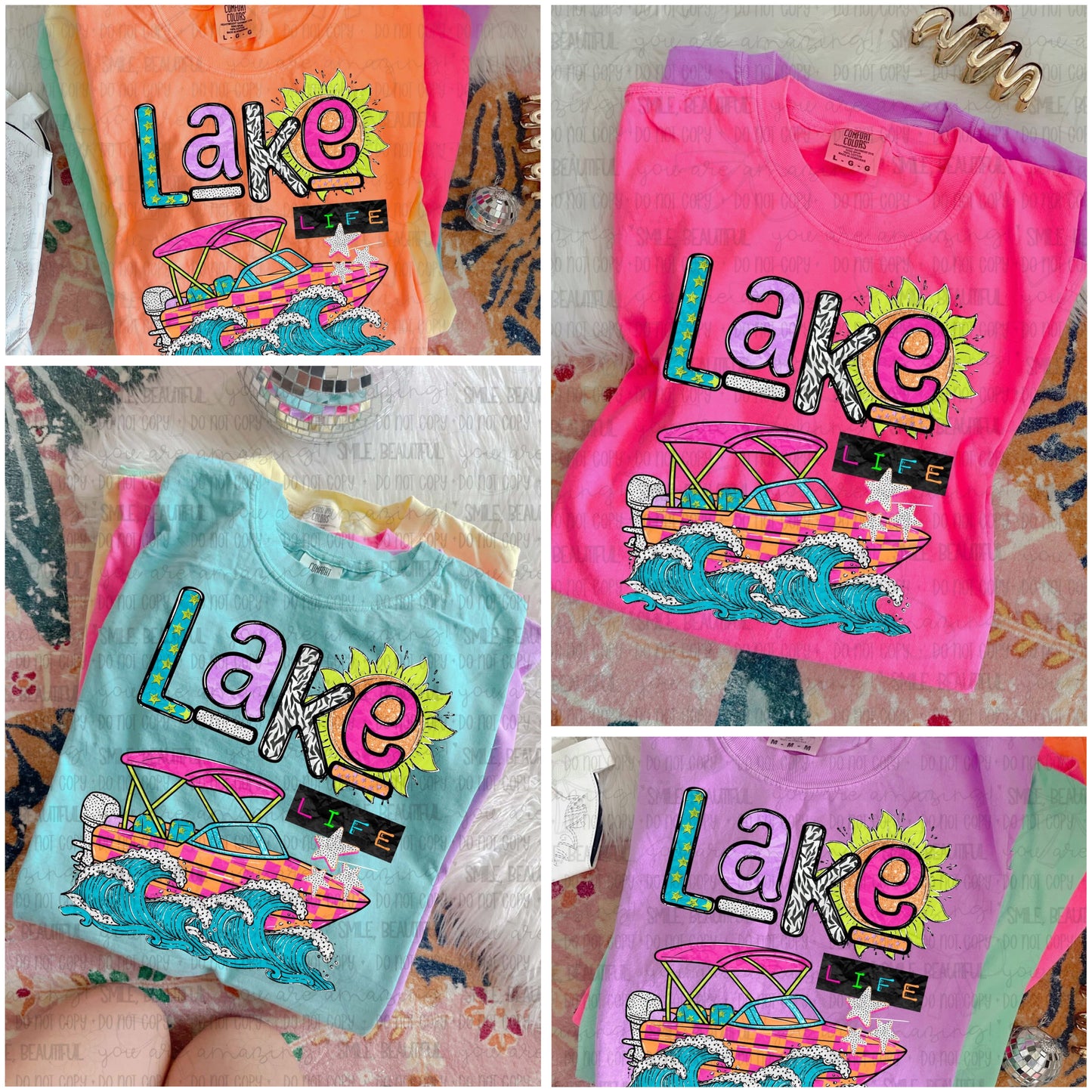 Lake Life Boat Tee/Tank