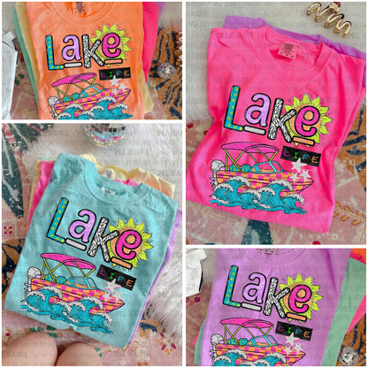 Lake Life Boat Tee/Tank