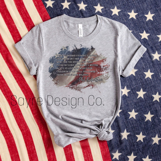 Founding Fathers Robertson Tee-Adult