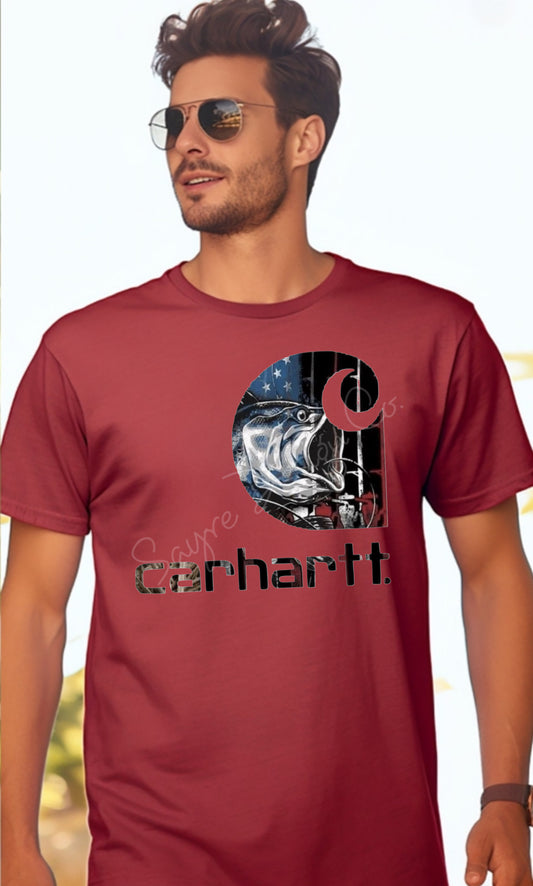 Fishing Carhartt Tee