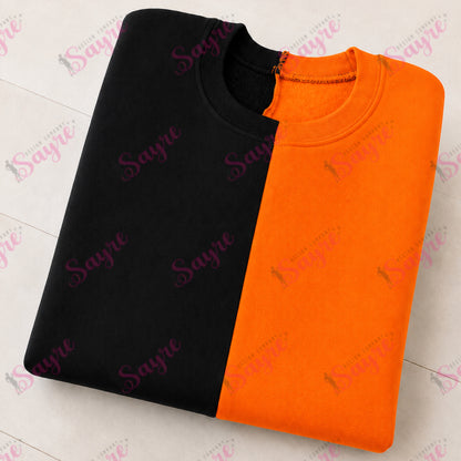 BLANK Split Color Crewneck-ADULT